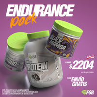 Pack FSB® Endurance — AMINO+ · Aislado · BLACK MAMBA