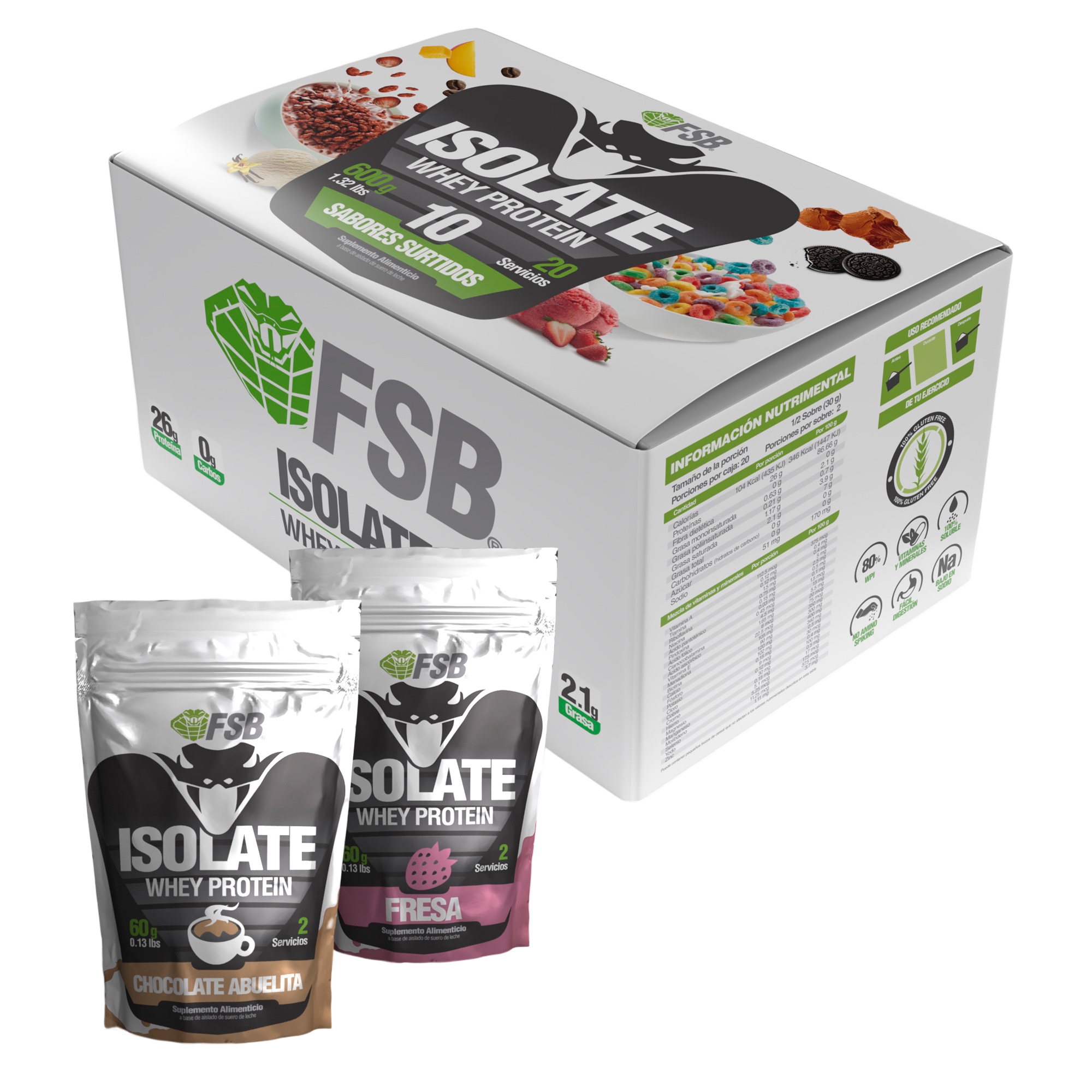 Proteína Aislada (Value Pack)