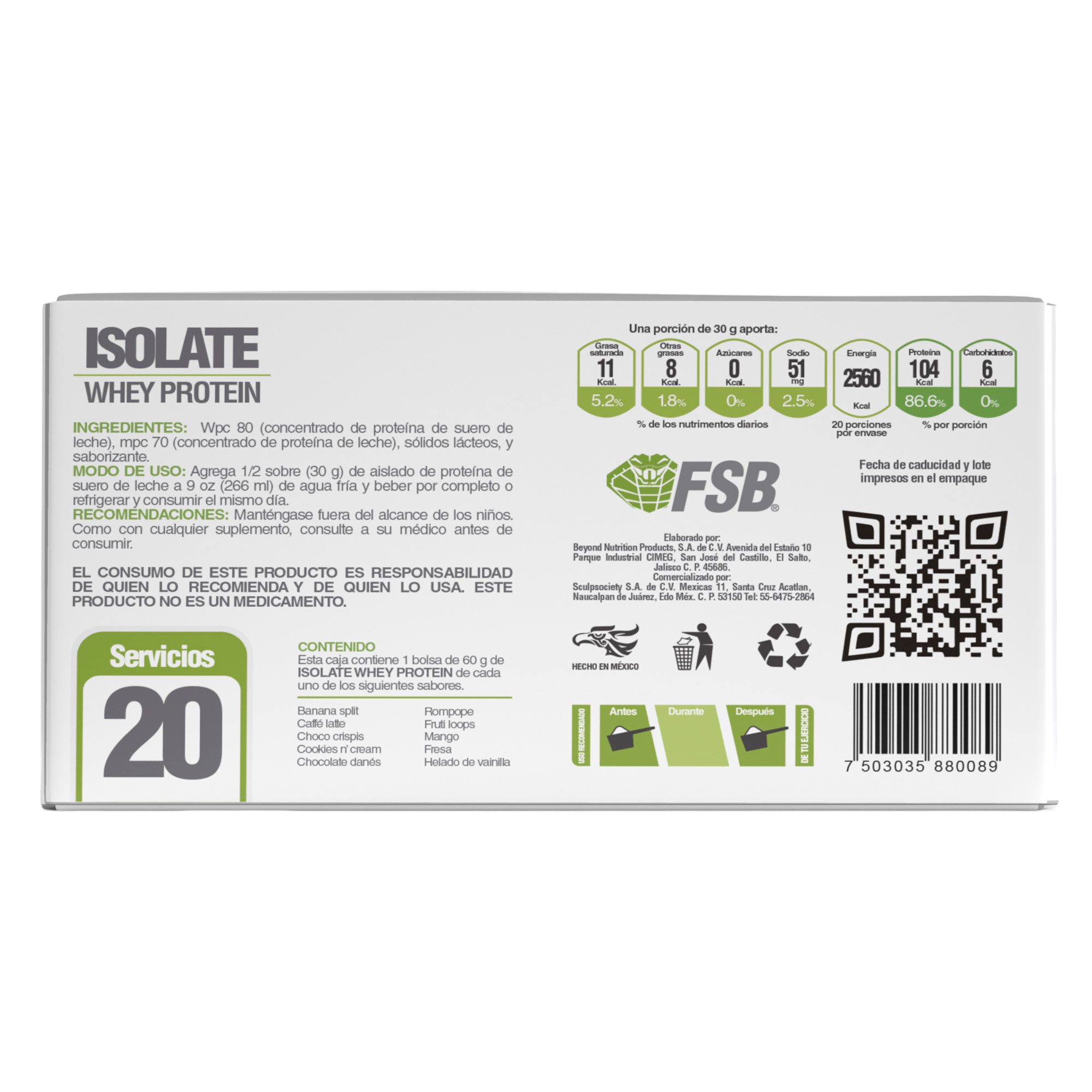 Proteína Aislada (Value Pack)