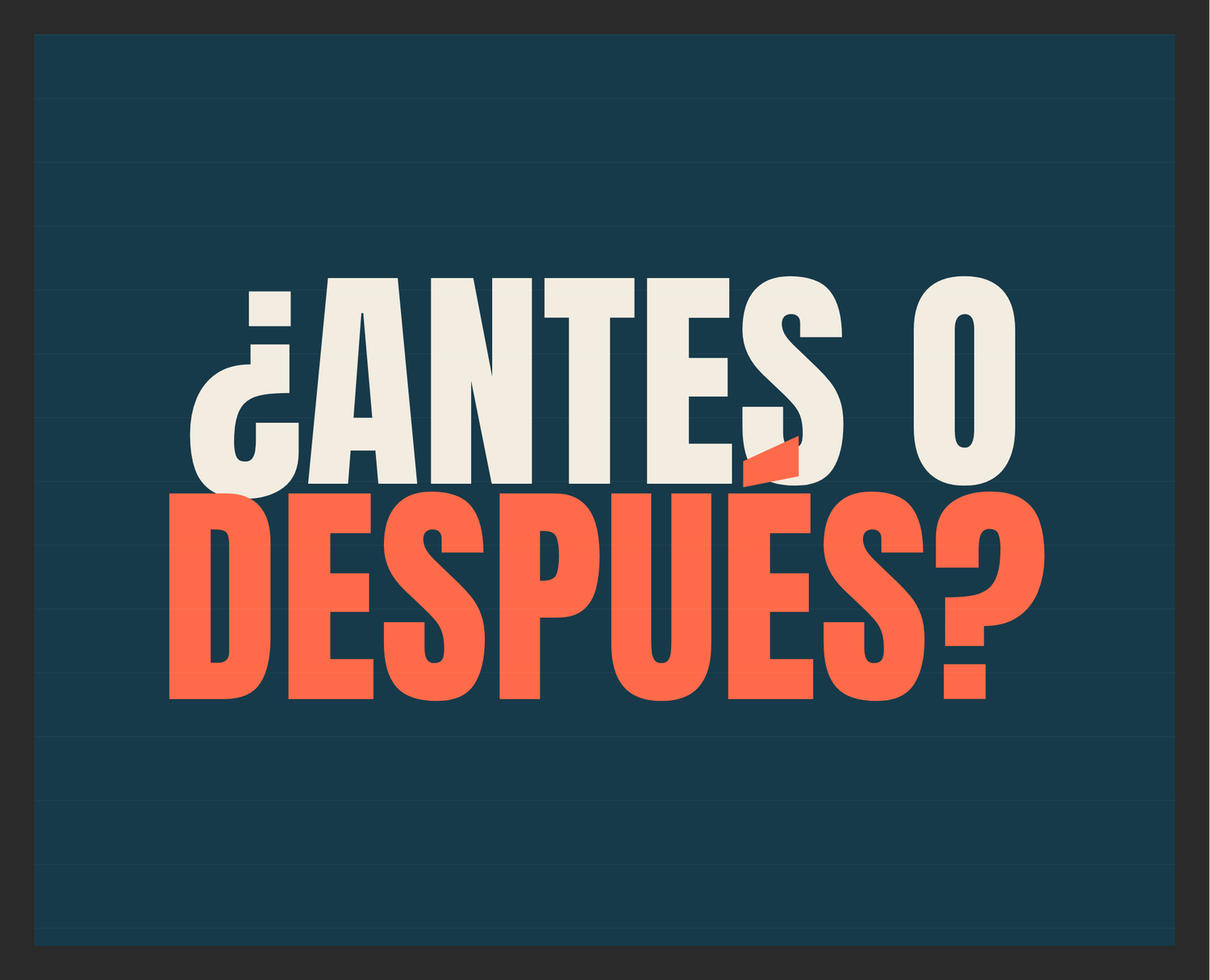Blog antes o despues de entrenar