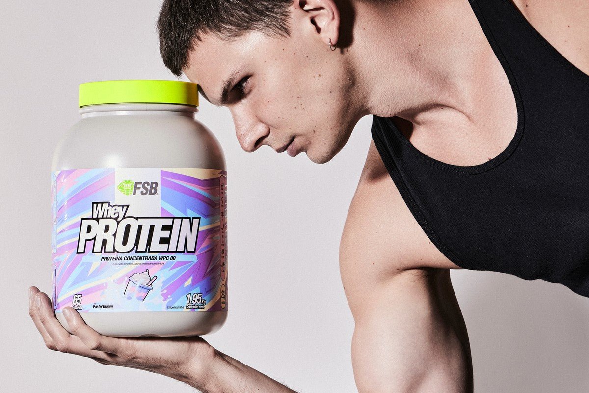 Atleta FSB con proteina Whey Protein — suplementos sin mitos
