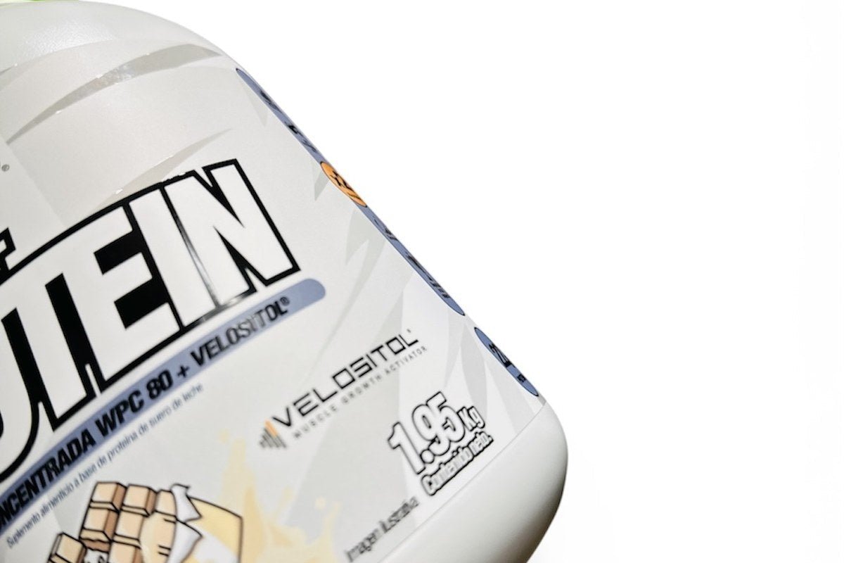 Proteina Whey con Velositol FSB — Muscle Growth Activator — 2g Velositol por servicio