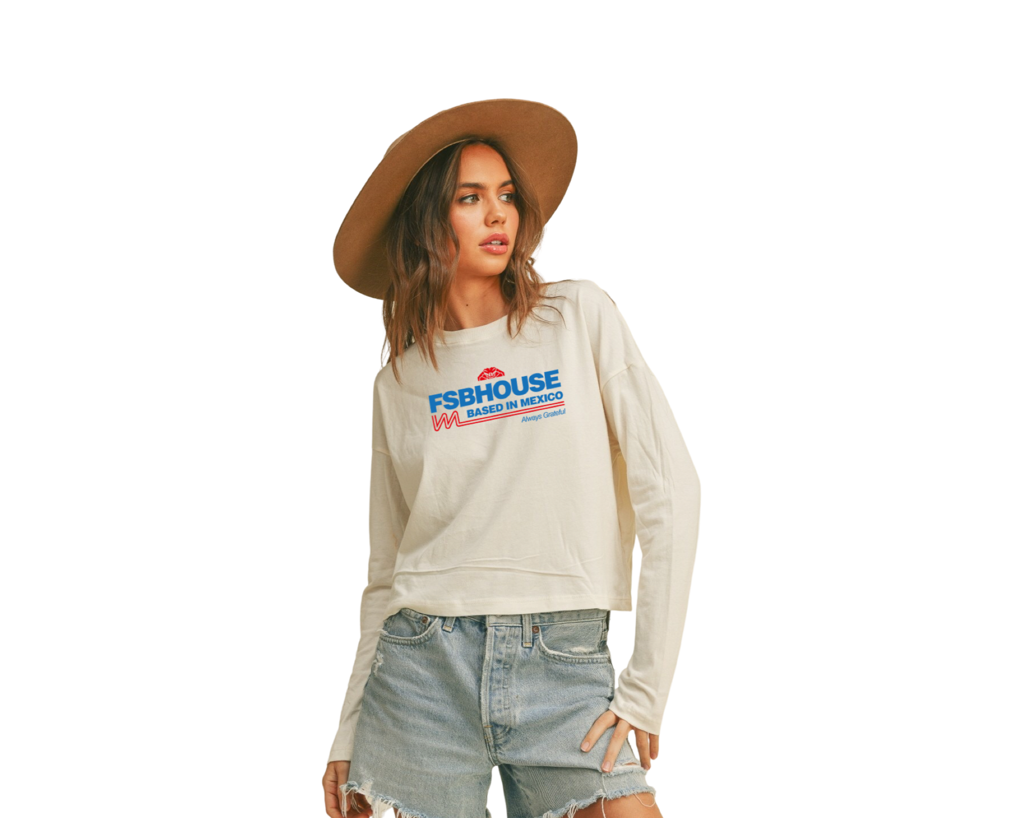 Crop Long Sleeve Tee