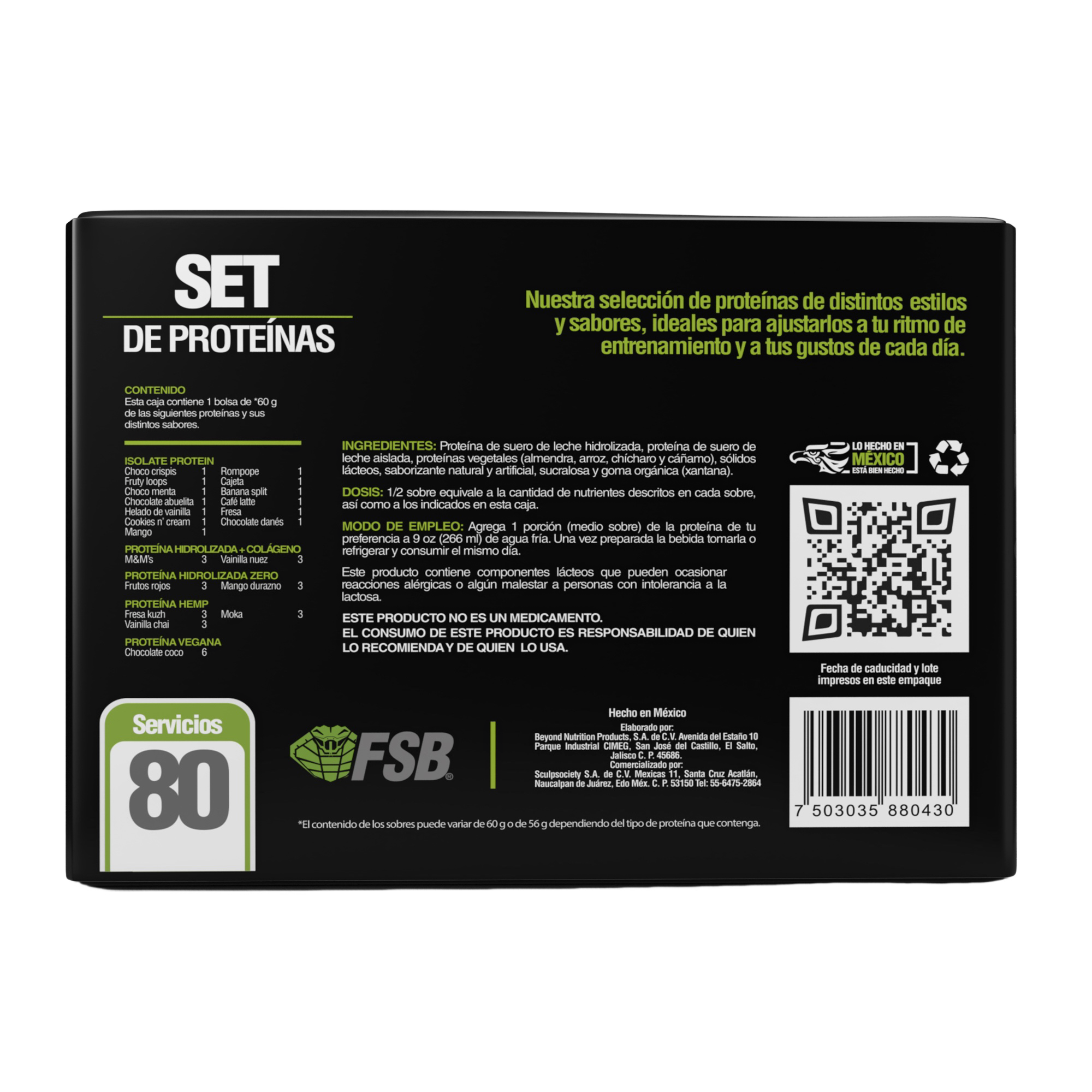 Proteínas Mixtas (Set Coatl 40 sobres)