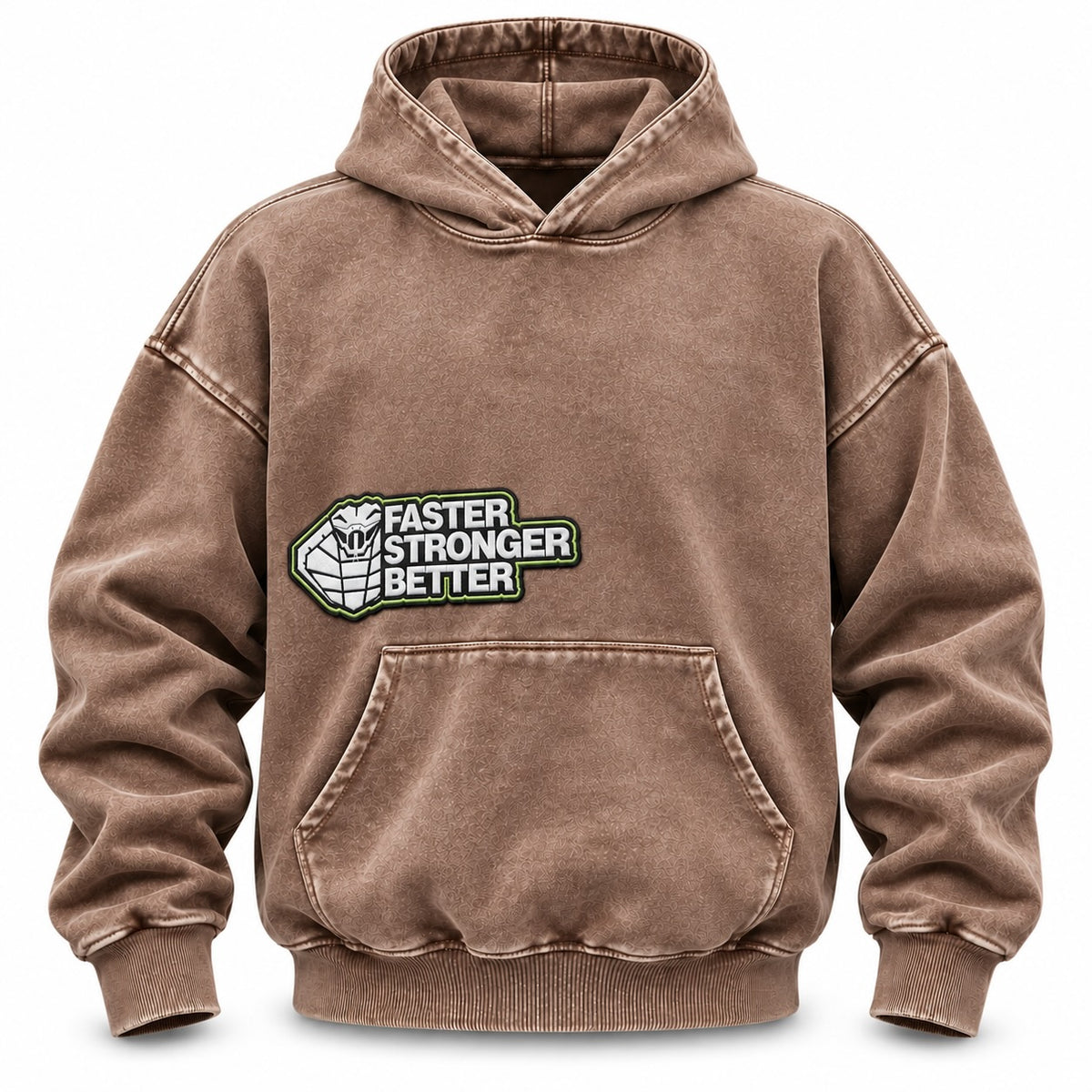 Sudadera cafe frontal