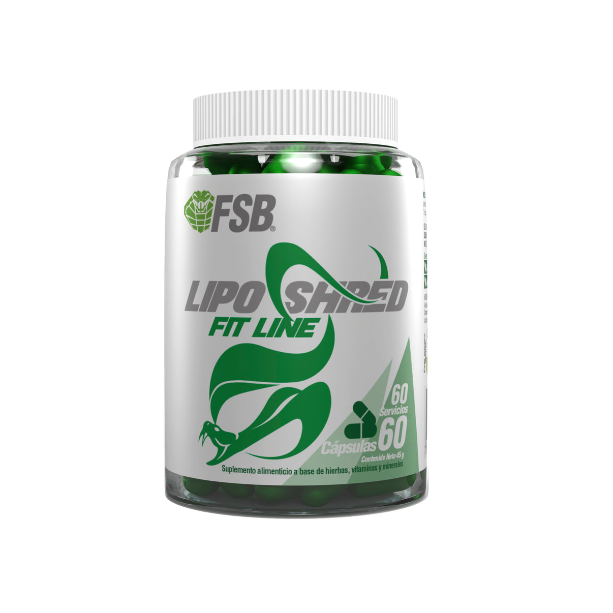 Lipo Shred Fit Line FSB — Carnipure® L-Carnitina alta pureza — Termogénico principiantes