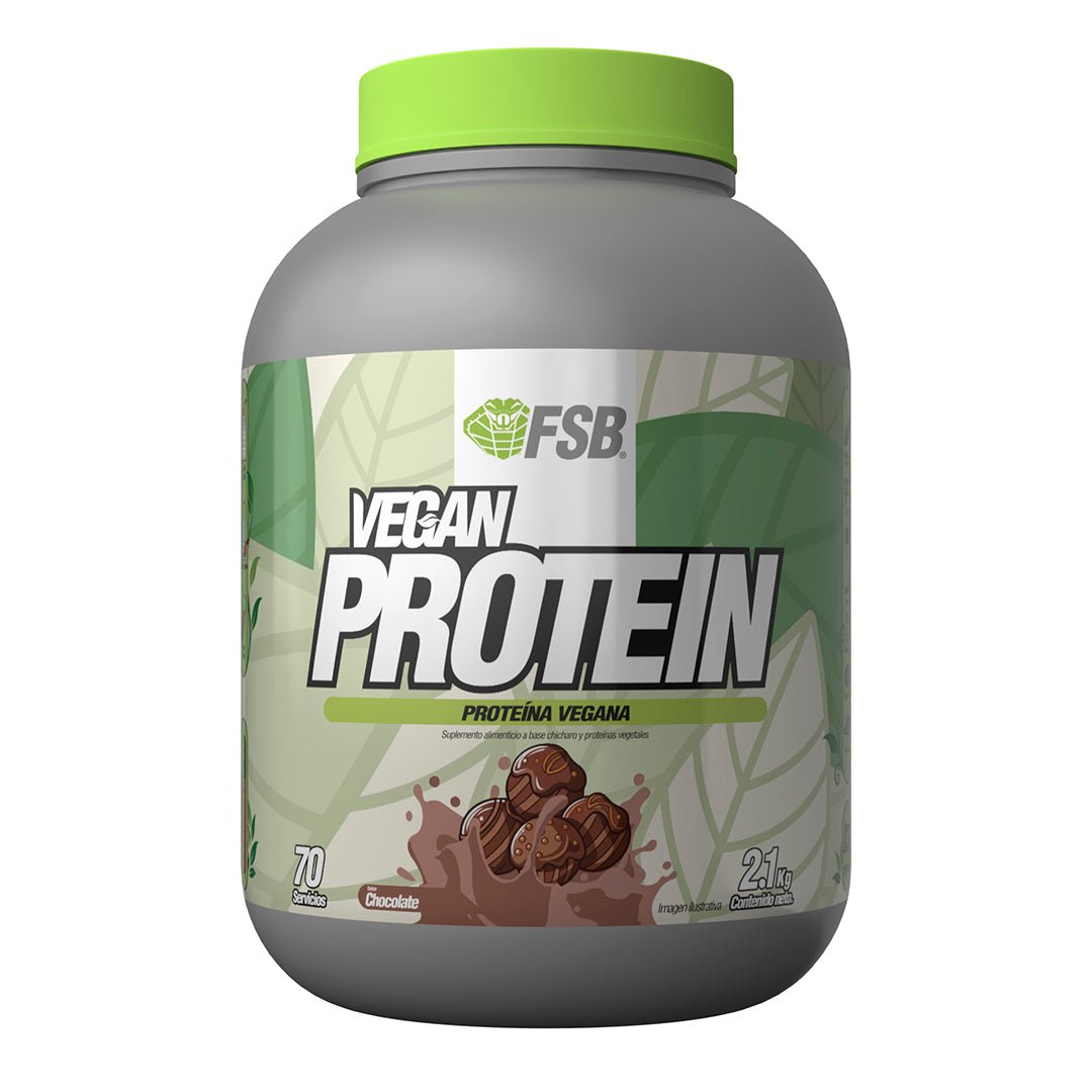 Proteína Vegana FSB Chocolate — Plant Based 23.7g proteína — 70 servicios