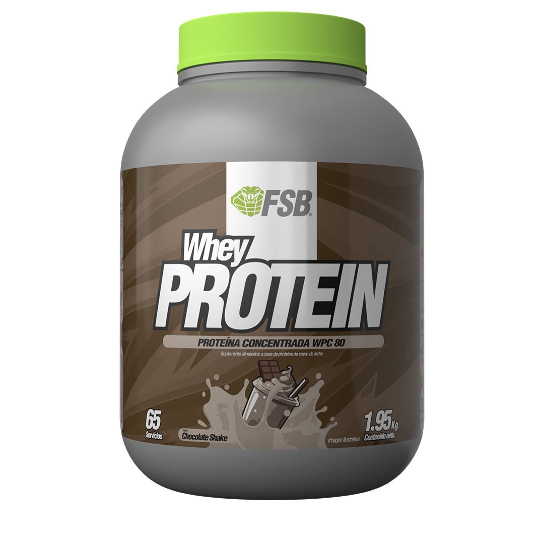 Proteína Whey Concentrada FSB Chocolate Shake — Agropur ISO Chill 8011® — 65 servicios 1.95kg