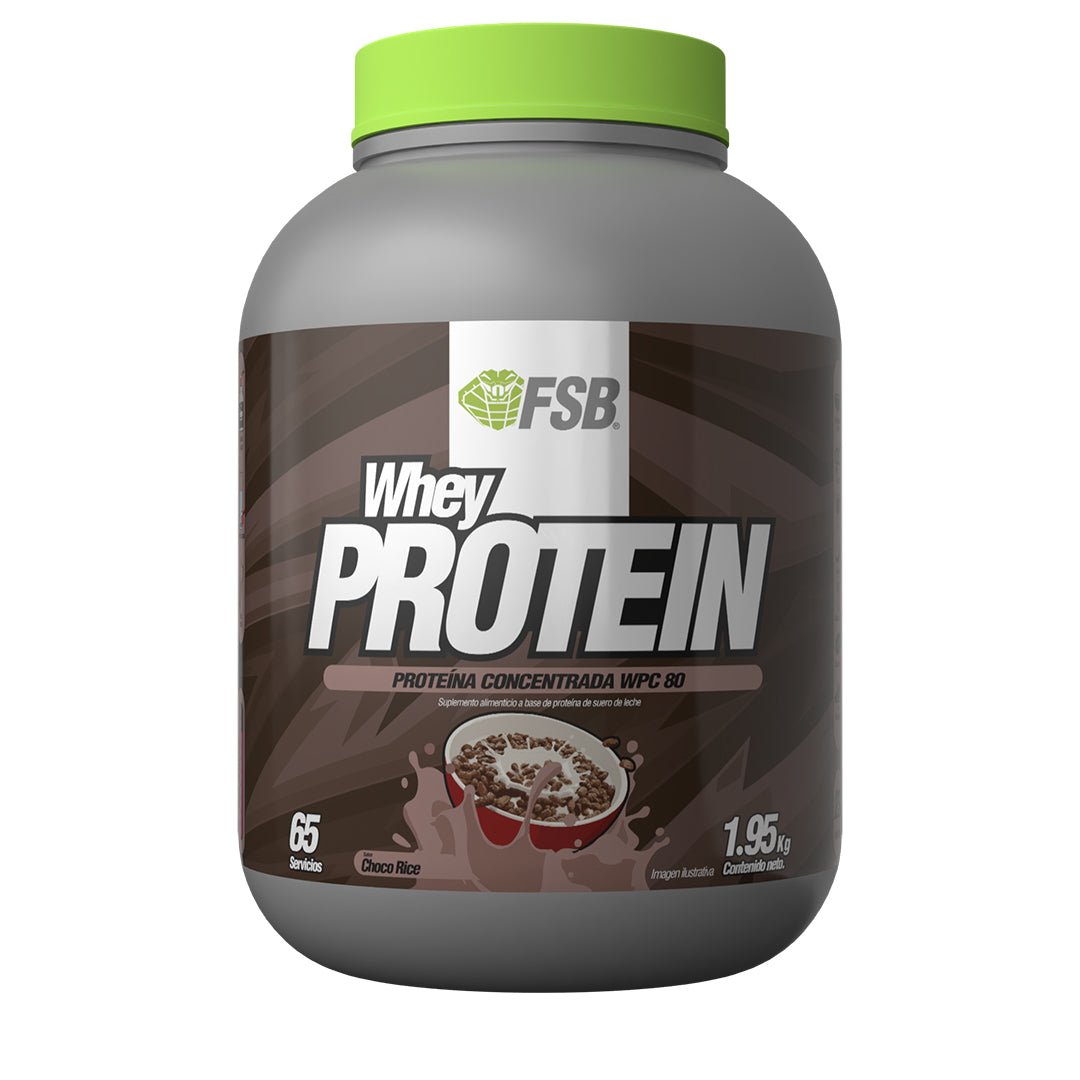 Proteína Whey Crunch FSB Choco Rice — Agropur ISO Chill 8010® — 65 servicios 1.95kg