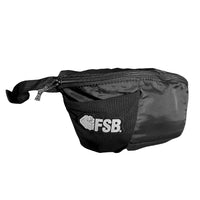 FSB® Sling Bag riñonera negra nylon — parche FSB cobra — Los de la Cobra México