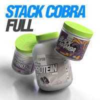 Stack Cobra Full FSB — Whey Protein, Black Mamba® Pre Entreno y Amino+ — México
