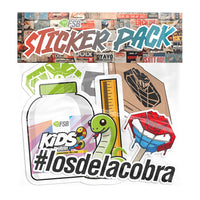 FSB® Sticker Pack A — 5 stickers Los de la Cobra Kids Protein cobra #losdelacobra — fsb.tienda México